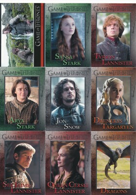 2015 Cryptozoic GAME OF THRONES Season 4 BASE (#1-100) Pick From List