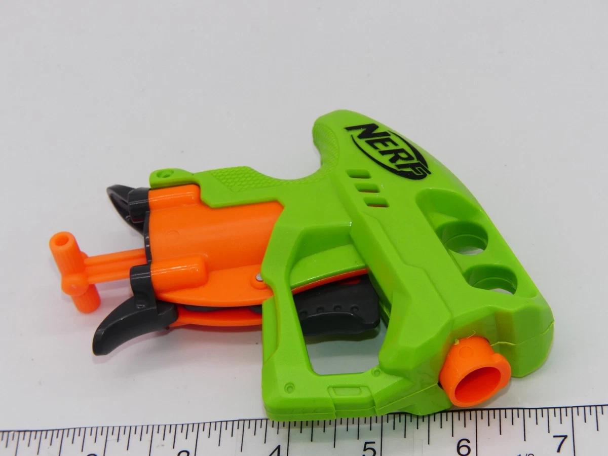 Materialisme build Quagmire Nanofire Nerf Mini Gun Toy Green Orange Black | eBay