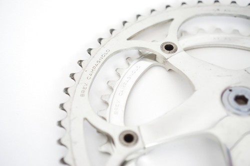 Vintage Campagnolo C-Record Bicycle Crankset 170 mm 41/53 T New 41T Chainring - Picture 10 of 12