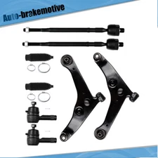 8X Front Lower Control Arm Ball Joint Tie Rod For 2002-05 2006 Mitsubishi Lancer