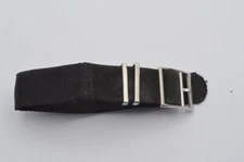 Tudor Stoff Armband 22Mm Vintage Tudor Fabric Strap Black Used