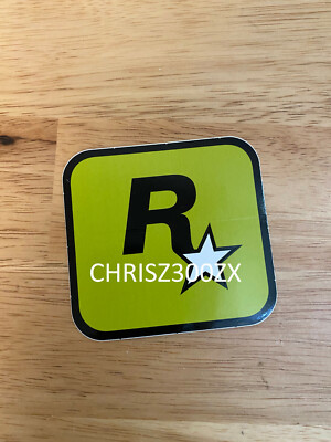 Grand Theft Auto V 5 Rockstar Games LOGO Sticker Decal Olive Green