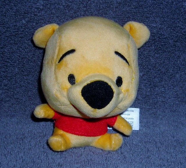 DISNEY WINNIE THE POOH 4" BIG HEAD PLUSH TOY eBay