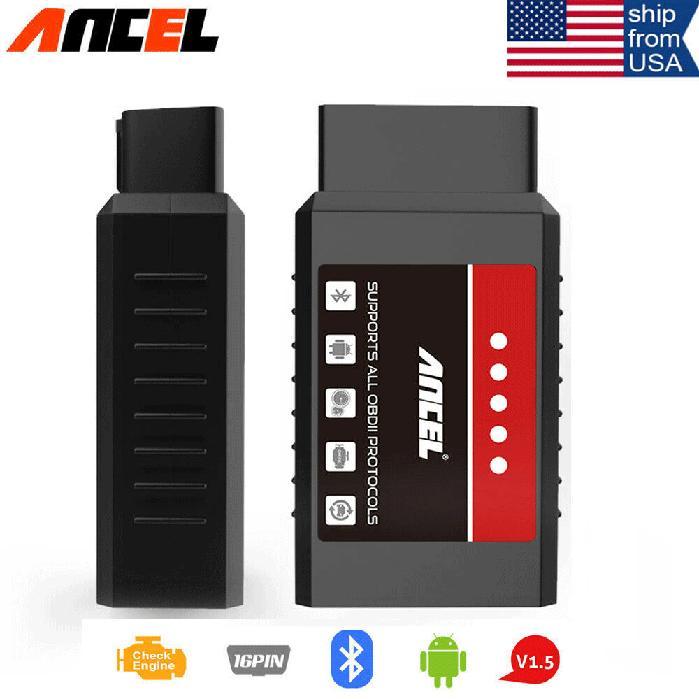 ELM327 Automotive OBDII Scanner Bluetooth Code Reader Diagnostic Check Engine-image