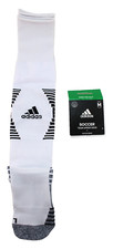 New ADIDAS Soccer Team Speed Men's Size 5-8.5 White 2 Pairs Over the Calf Socks