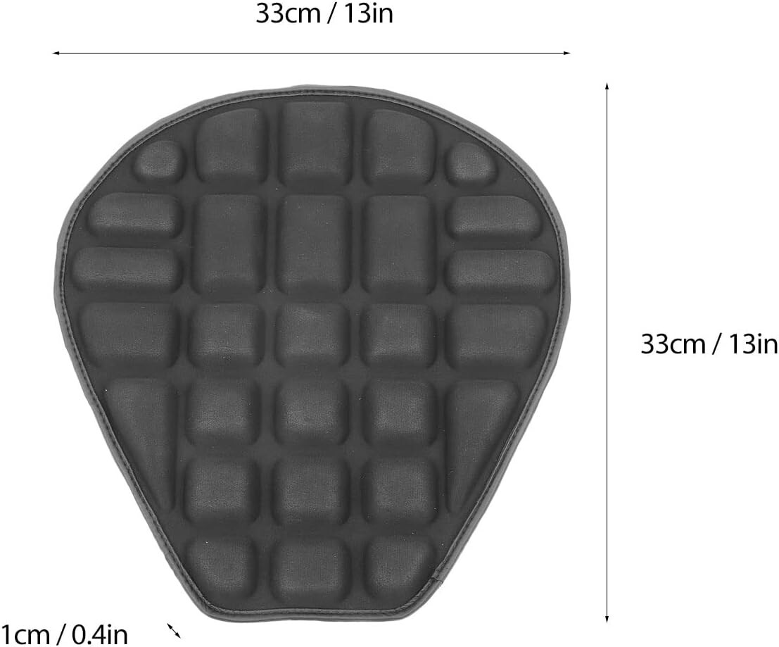 Motorcycle 3D Comfort Soft Seat Cushion Air Motorbike Pillow Pad Cover