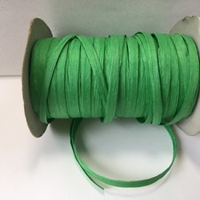 Paper Raffia Ribbon - Green - 5 yds