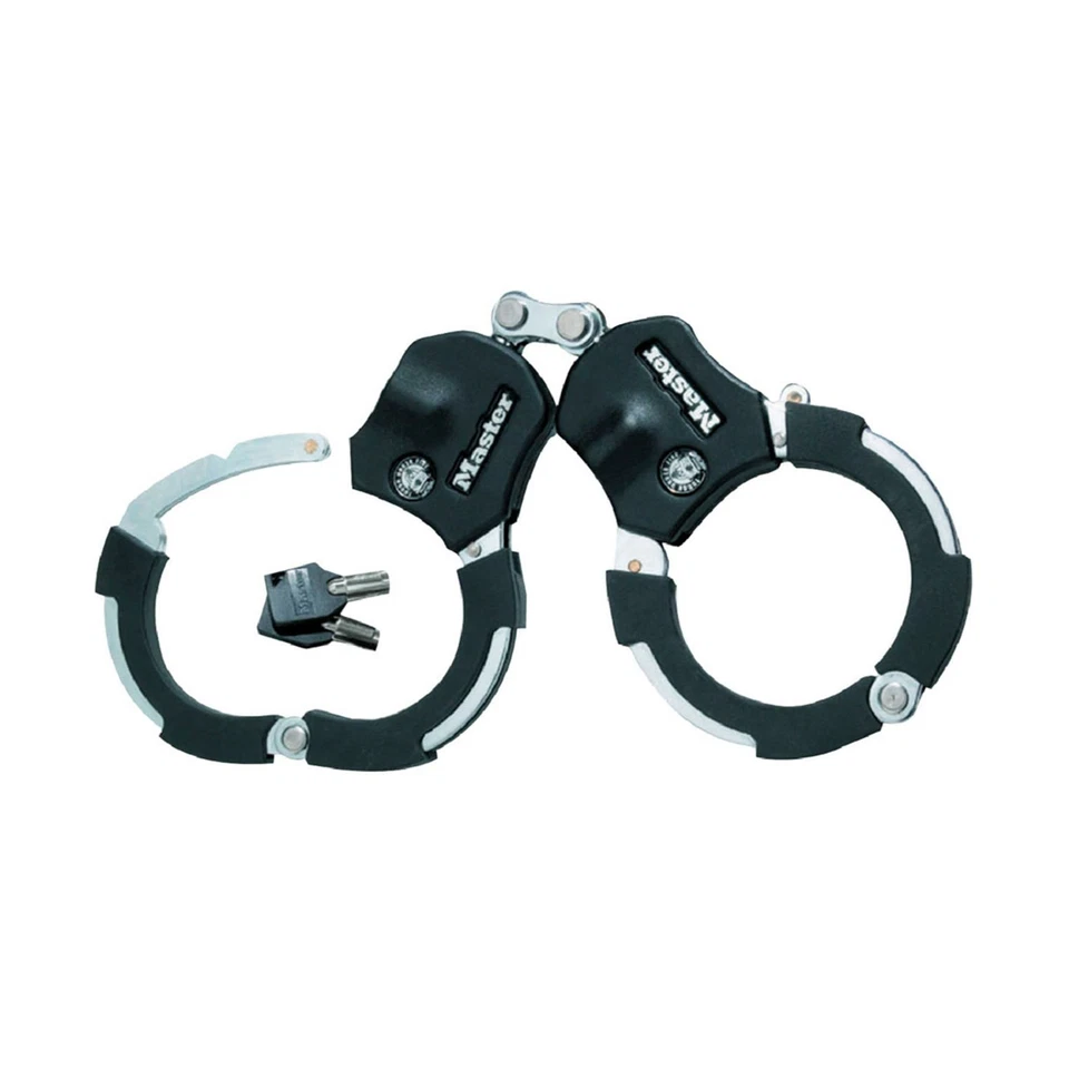 Master Lock Bicycle Cycle Bike Street Cuff Short Hardened Steel Silver - 7.6 MM - Image 2 of 4