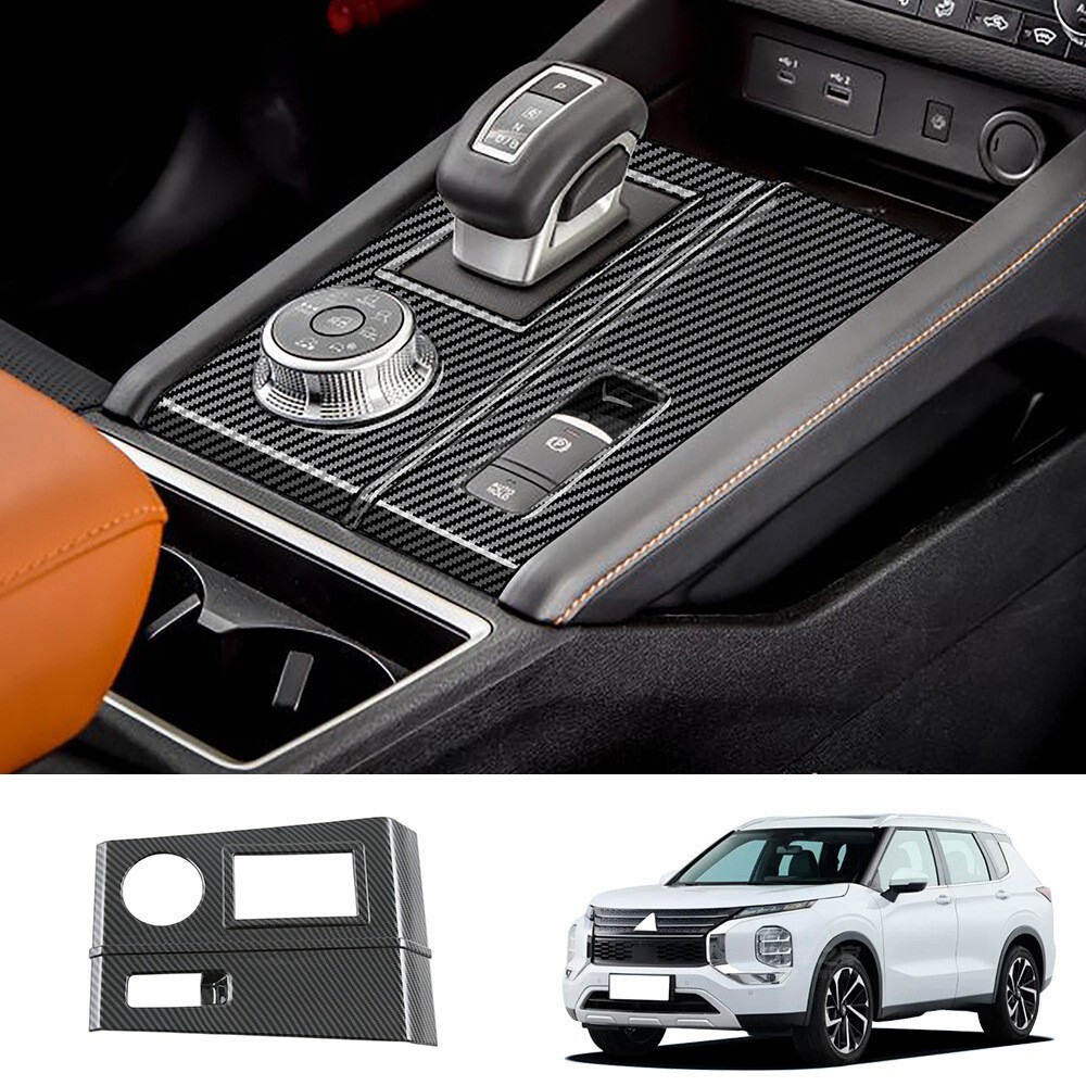 For Mitsubishi Outlander 2024 Accessories Central Gear Shift Panel Cover Trim