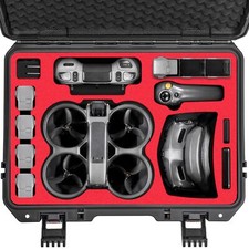 Waterproof Carrying Case for DJI Avata 2 Fly More Combo Pressureproof Hard Case