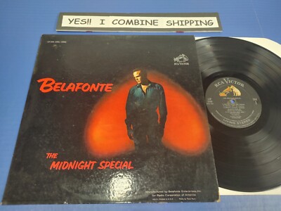 Harry Belafonte   The Midnight Special - 1962 LP Bob Dylan Harp VG VINYL RECORD
