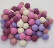PP7 20mm 2cm Christmas Garland pom pom bead Nursery felt ball home craft 2000 pc