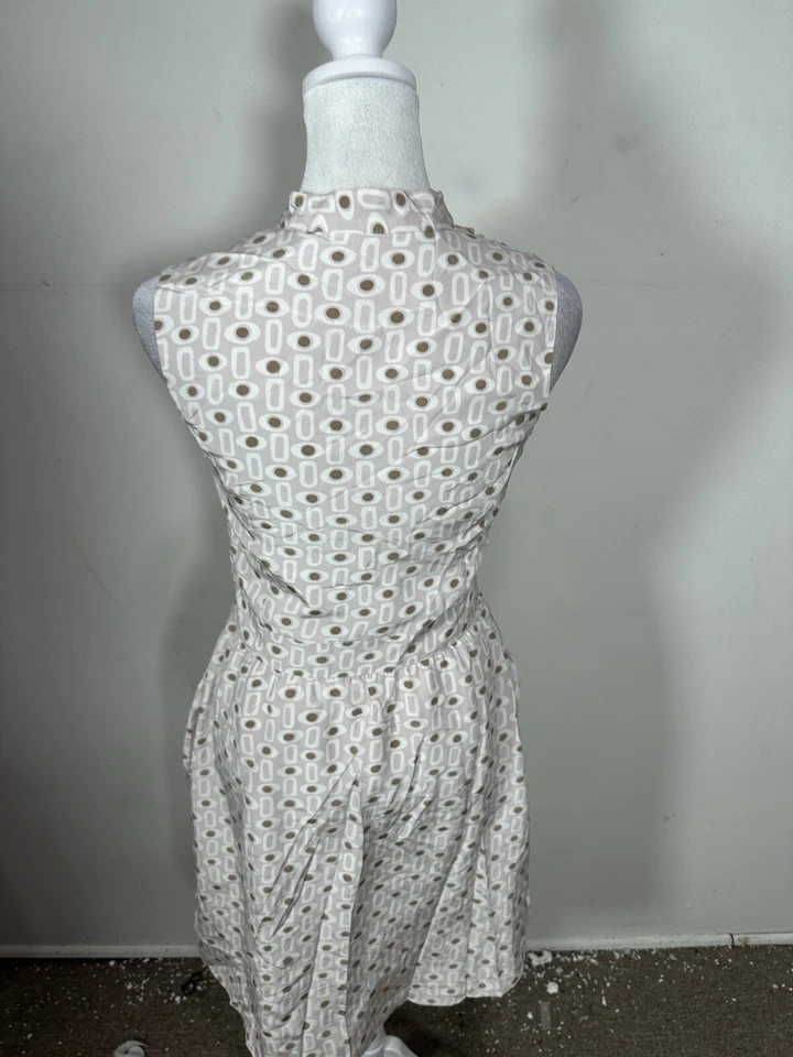 Vestido para mujer Tocca color rosa sin mangas talla 2 100 % seda Foto 4 de 4