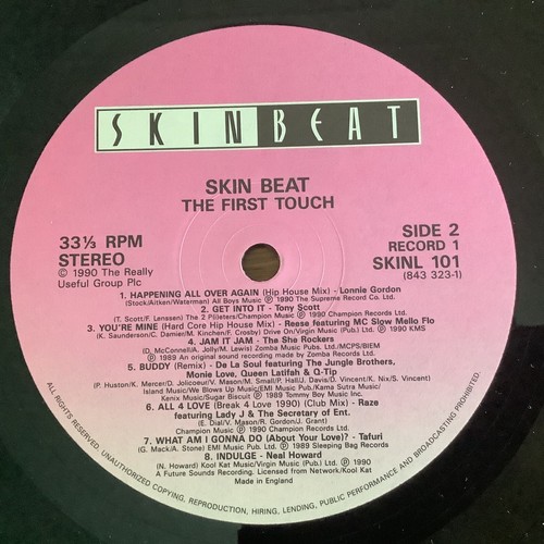 Skin Beat (The First Touch) (1990) 2 x Vinyl, LP, Compilation SKINL 101 CLUB - Picture 7 of 10