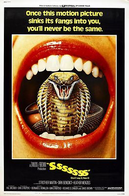 Sssssss Movie POSTER (1973) Horror/Sci-Fi