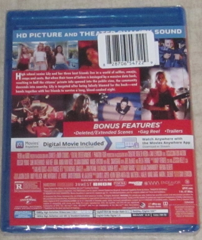 Assassination Nation (Blu-ray, 2018)(Bella Thorne
