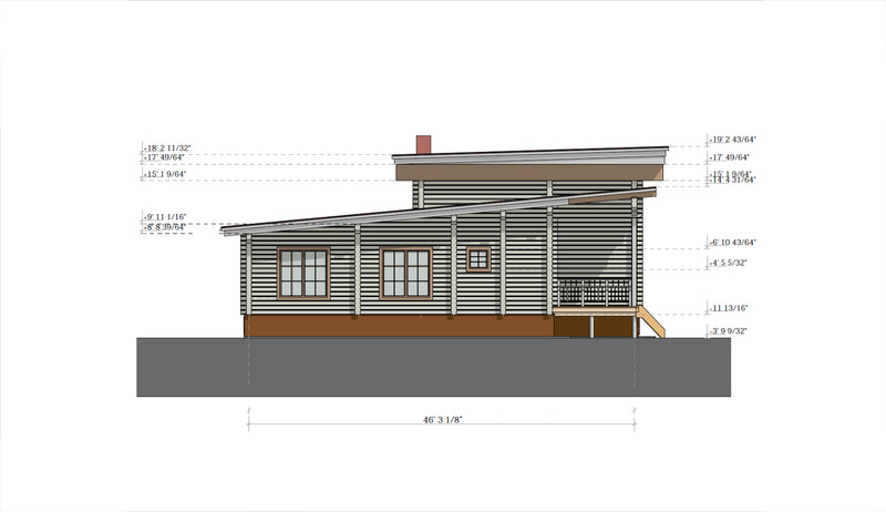 MODERN LOG HOUSE KIT #LH-314-1 ECO FRIENDLY WOOD PREFAB DIY BUILDING CABIN HOME - thumbnail 8