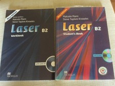 2 LIBRI SCUOLA MEDIA SUPERIORE LINGUISTICA INGLESE - LASER B2 CON CD - MACMILLAN