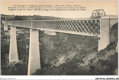 CPA AK RIOTORD - Route de DUNIERES - Le Viaduc de Leygas (517135