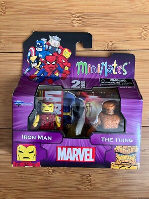 BNIB MARVEL UNIVERSE MINIMATES SERIE IRON MAN & THE THING MINI ACTION FIGUR