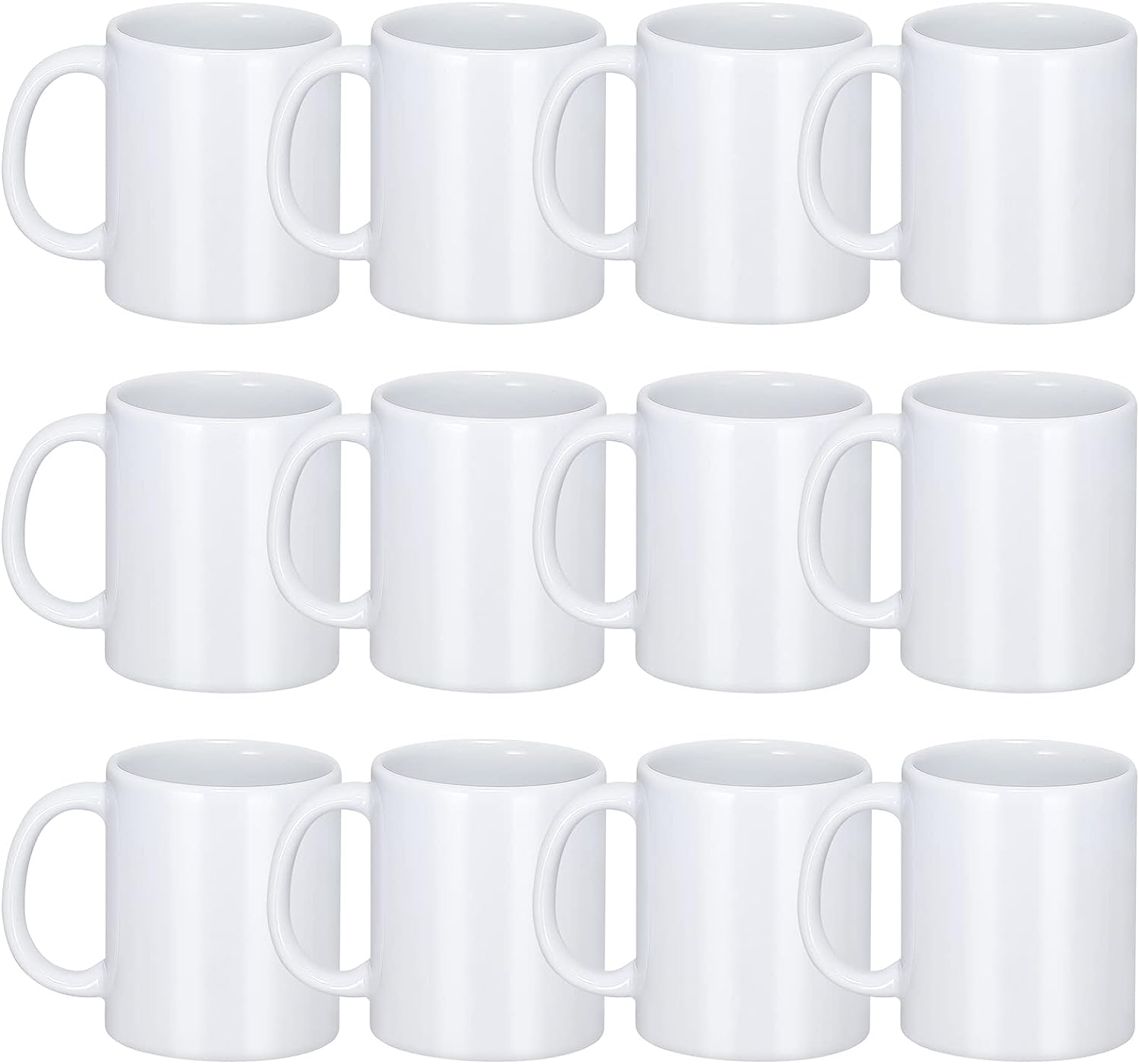 Tazas blancas para sublimar tazas para sublimacion en blanco para sublimar12 Pc