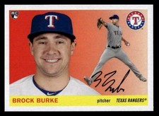 2020 Topps Archives Brock Burke 51 RC | Texas Rangers