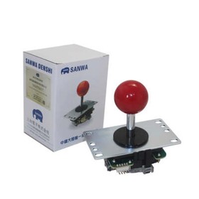 Sanwa DIY Arcade Kit - JLF-TP-8YT Joystick, OBSF-30/24 Buttons, USB Encoder