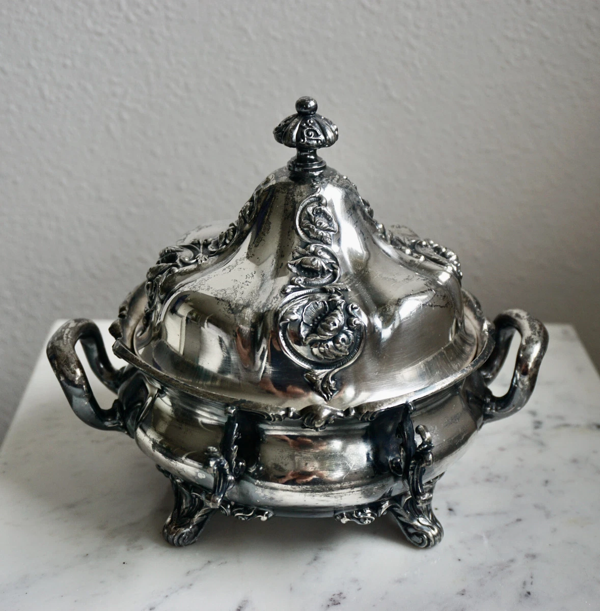 Forbes Silver Co In Antique Us Silver-Plated Butter Dishes for