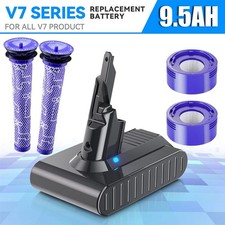9500mAh Akku Für Dyson V7 Animal SV11 Absolute Motorhead Staubsauger / Filter