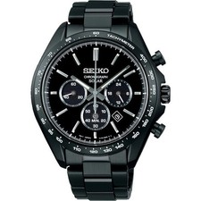 Seiko Selection SBPY169 Solar Chronograph 42mm Sapphire Black Dial 100M