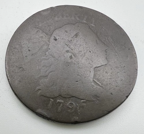 Photo of a 1795-P Large Cent from an eBay listing that sold on Jul 4, 2026