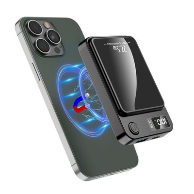 10000mAh Magnetic Power Bank Wireless Mobile Power Bank Für iPhone Huawei Xiaomi