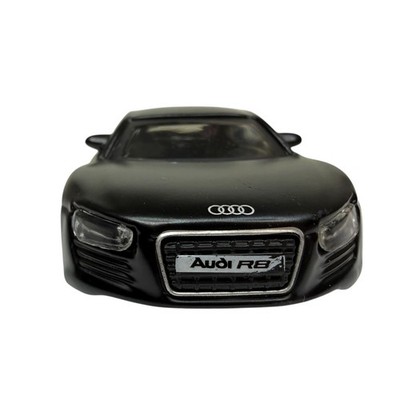 Bburago Audi R8 Diecast Model Car 1:43 Scale Black Silver Contemporary Toy