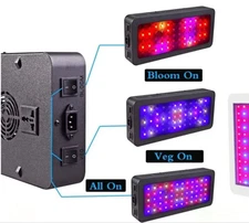 Phlizon 1200W LED Grow Light Full Spectrum for Veg Bloom