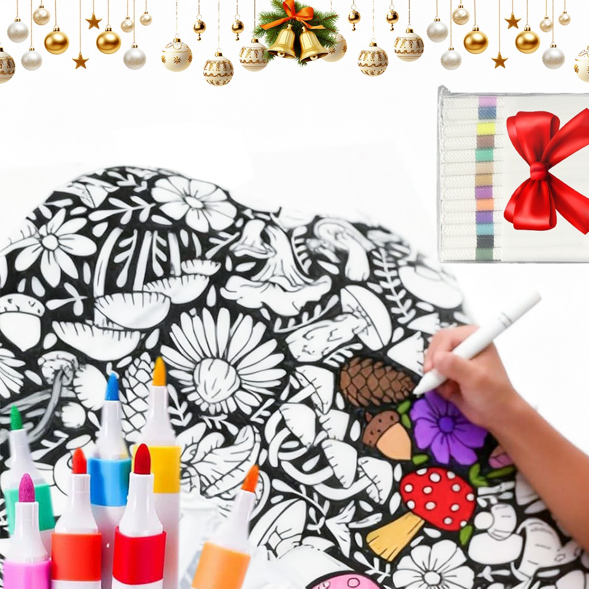 Coloring Blanket with Markers Color Your Own Blankets  Blanket DIY US