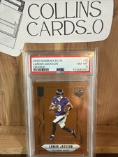 2025 Donruss Elite #10 Lamar Jackson Orange #/199