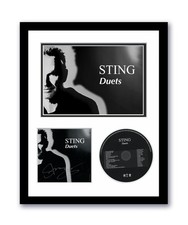 Sting Autographed Signed 11x14 Custom Framed CD Photo Duets ACOA