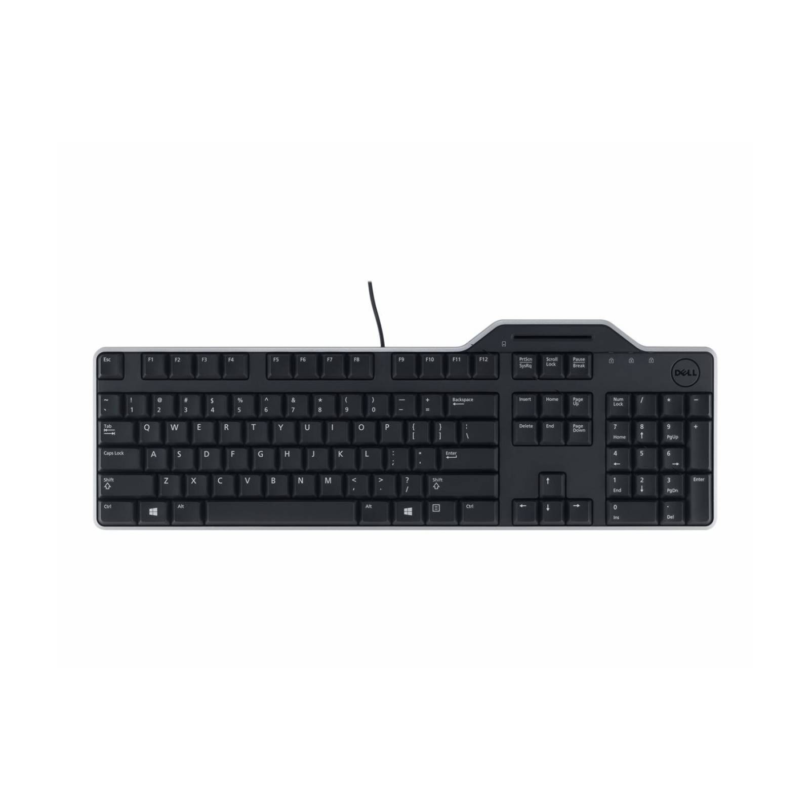 Dell KB813 Smartcard USB keyboard QWERTY US Black (580-18366)