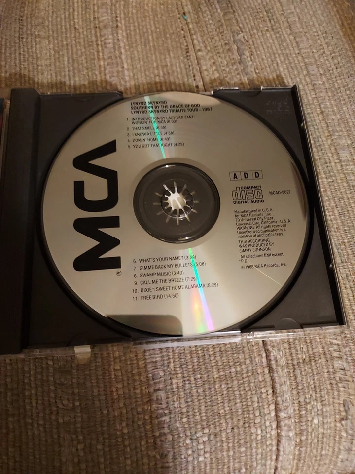 Lynyrd Skynyrd Live CD Tribute Tour 1987 MINT Foto 4 de 4
