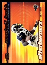 2001 PACIFIC INVINCIBLE MARSHALL FAULK 17 MINT AFTERBURNERS 1835/2000 RAMS