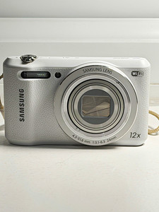 Samsung WB35F White 16.2MP 12x Zoom Wi-Fi NFC Camera New Battery & USB Cable