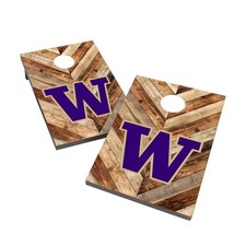 Cornhole Bag Toss Washington Huskies 2x4 Boards Foldable Legs UV Print