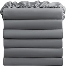 Queen Fitted Sheets, Bulk Pack of 6, Deep Pocket, Soft Microfiber Bottom Sheets 