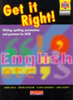 Get it Right! (Heinemann Exam Success), Seely, Mr John & Kitchen, Mr David & Con