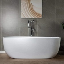 WOODBRIDGE F0002CHVT Freestanding Tub Faucet w/ Hand Shower Chrome Brass