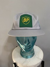 Vintage BP  Snapback Trucker Hat Cap Grey Green Patch Oil Gas K Products
