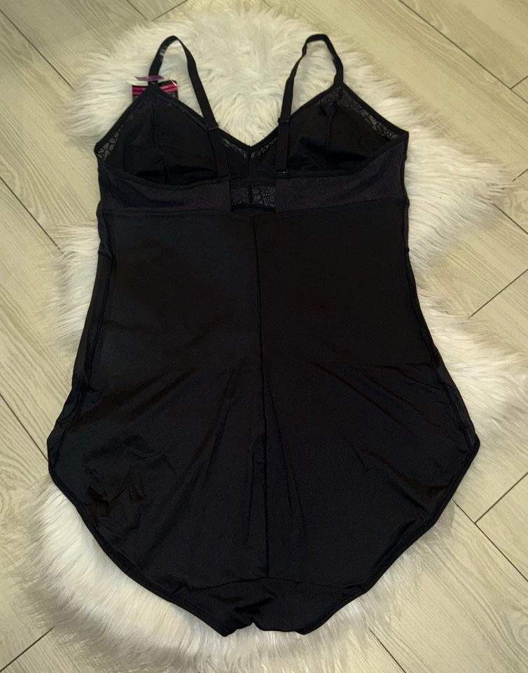 Maidenform DMS097 кружева приручить ваш живот боди Shapewear женщин 2XL XXL черный - Изображение 4 из 4