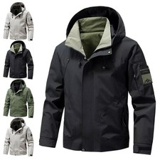 Unisex Windbreaker Jacke Wasserdicht Atmungsaktiv Outdoor Wandern Camping Regen