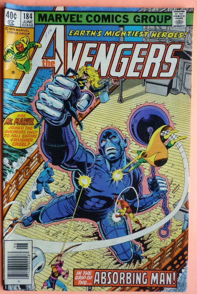 MARVEL COMICS GROUP - AVENGERS VO N° 184 JUIN 1979 - Photo 1/1