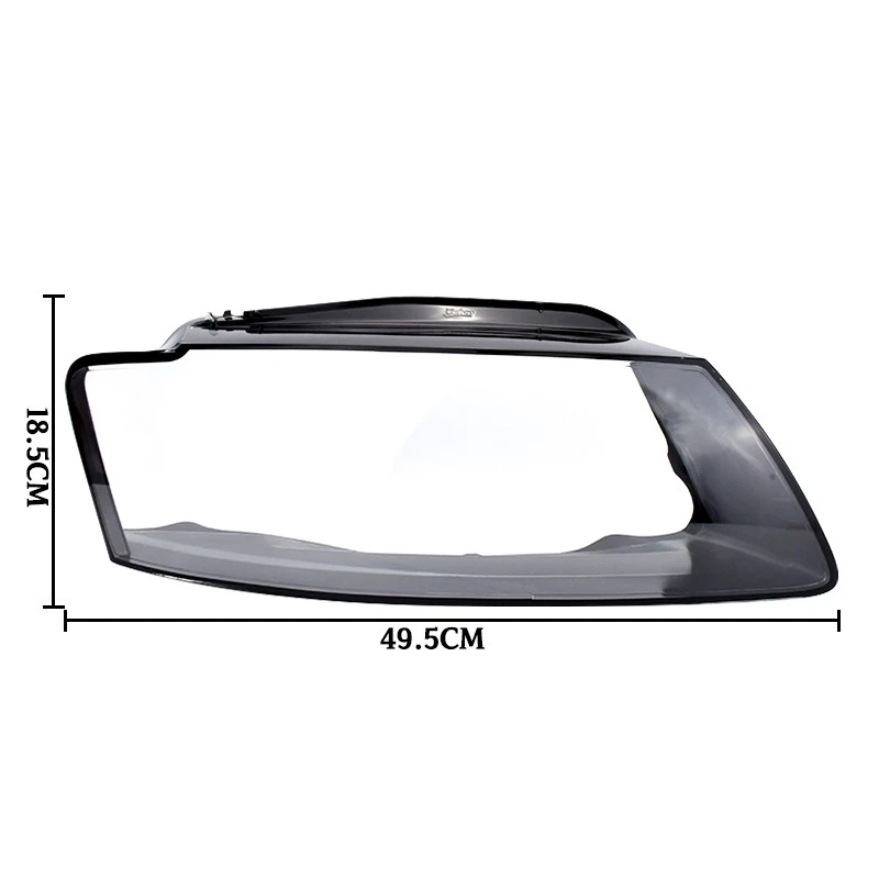 Front Headlight Lens Cover Clear Shell Lampshade For AUDI A5 2008 2009 2010 - Imagem 2 de 4